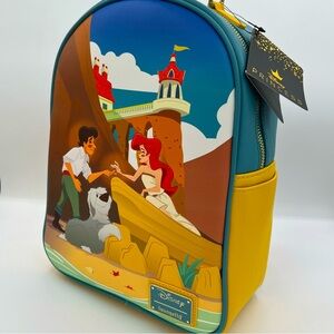 Disney Loungefly The Little Mermaid with Ariel & Prince Eric Backpack